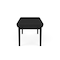 Lesro Lenox Steel 2 Seat Bench, Black Seat, Black Back, 45 W 21 L 18.5 H, Linette Vinyl Seat LS2001 - alternate 3